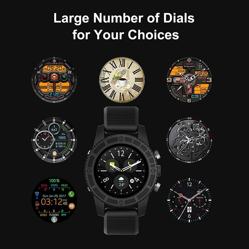 4G smart android Watch IP67 Waterproof Amoled 400*400 smart watch I7 Support Heart Rate Bluetooth WiFi GPS watch PK M9 H1 KW88