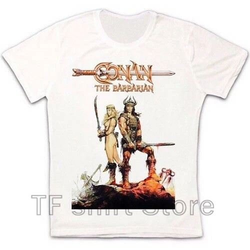 

Funny Print Men T shirt Women cool tshirt Conan The Barbarian 80s Movie Arnold Retro Vintage Hipster Unisex T Shirt 1248