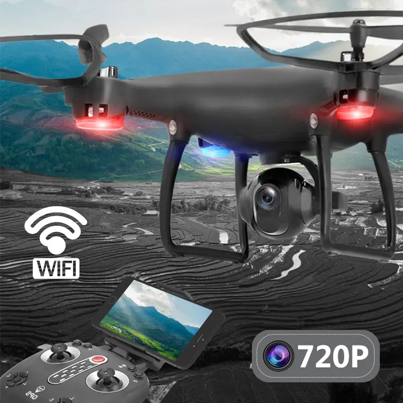 

Quadcopter Drone Aircraft GPS WIFI RC Wide Angle Lens Ufo Videos G-Sensor Intelligent Outdoor Fpv Drone Camera Photography