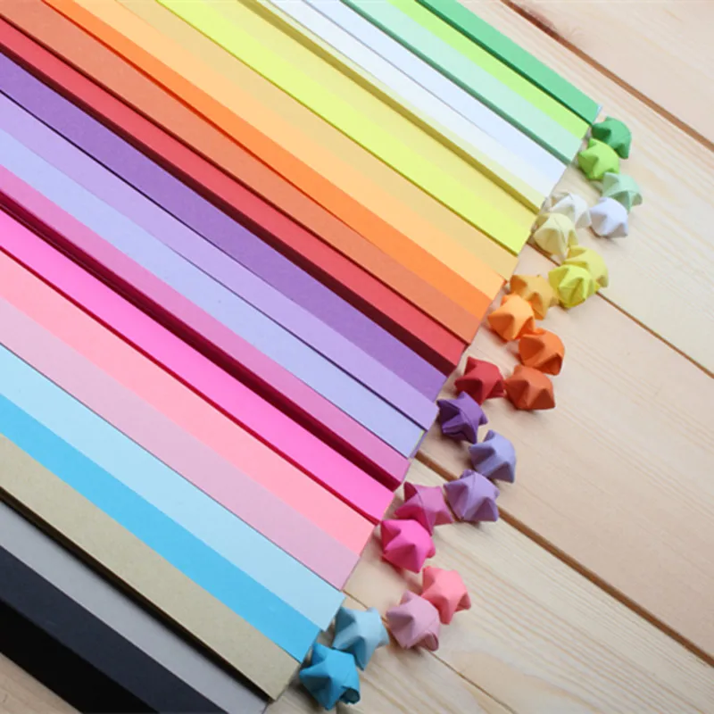 90 полосок/посылка) 30 конфетных цветов ручная работа оригами счастливые звезды полоски DIY бумажное украшение Желая бутылка подарок