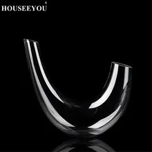HOUSEEYOU 1200 мл элегантный Креативный дизайн рога Хрустальное стекло красное Вино Графины аэратор Контейнер Диспенсер Бар кухонные инструменты