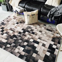 Ins, скандинавские деревянные зерна, геометрический градиент, ковер для гостиной, прикроватный коврик для спальни, для учебы, коврик для пола, нескользящий ковер из сверхтонкого волокна