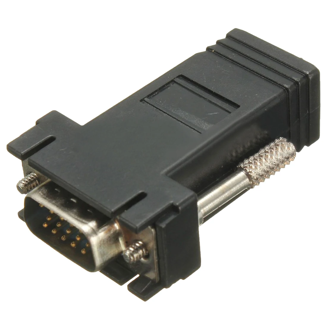 

10x VGA Extender Male To LAN RJ45 Network Cable Female Adapter