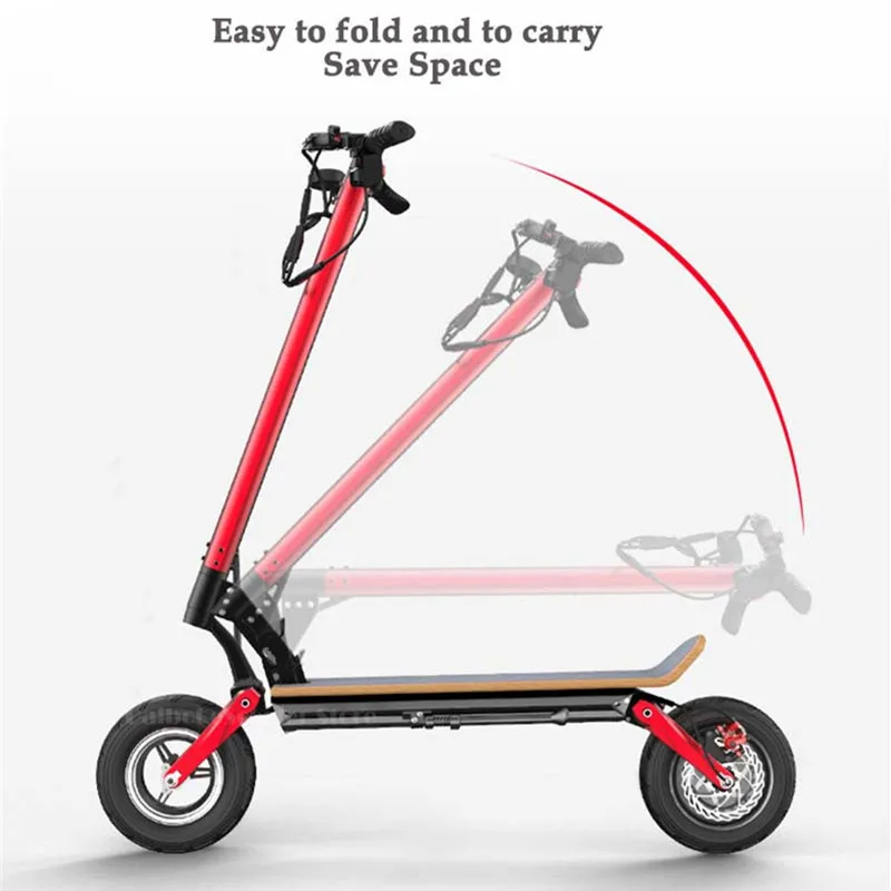  Daibot Foldable Kick Scooter Two Wheels Electric Scooters Single Drive 500W 48V Portable Adults Off