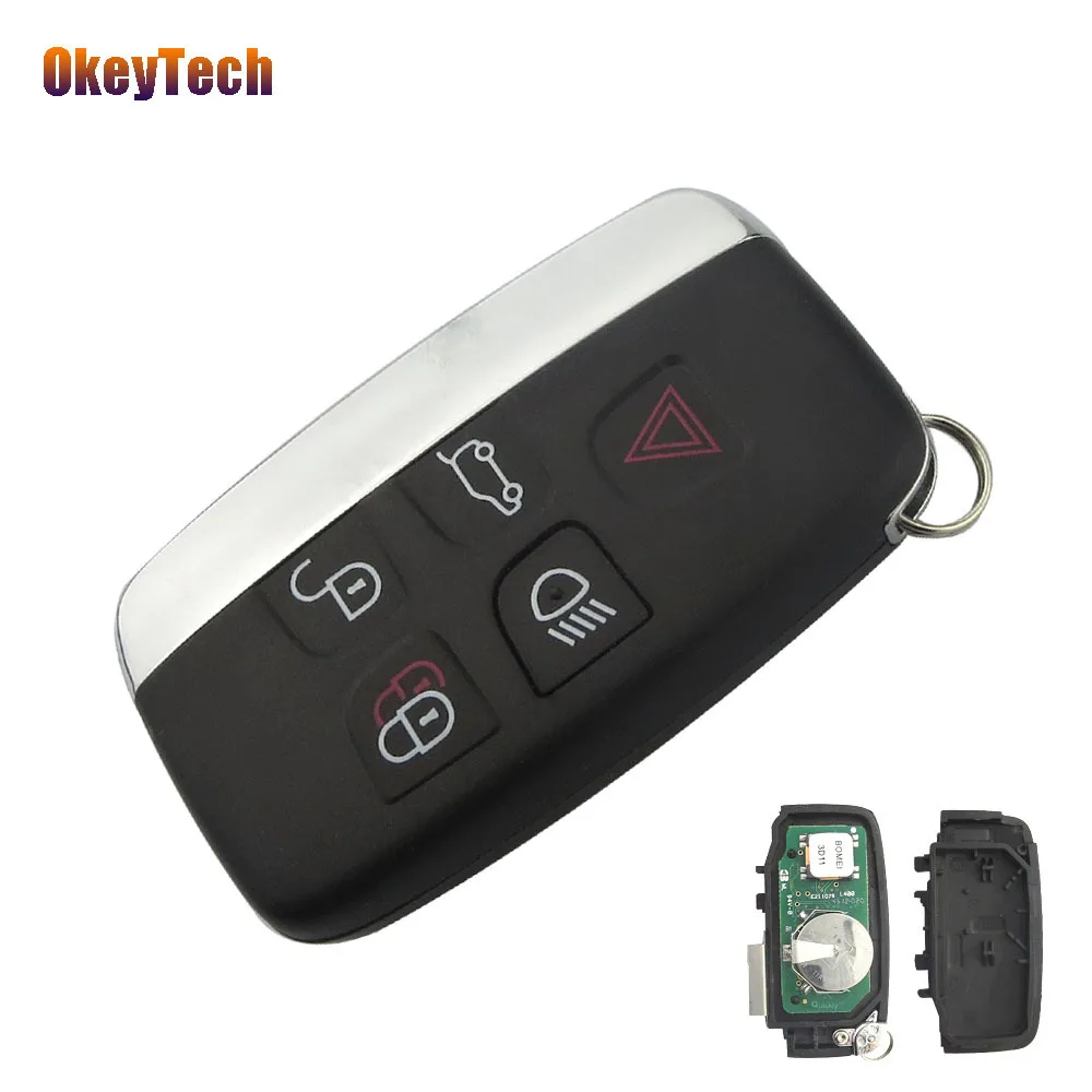 OkeyTech 4 + 1 5 кнопок 315/433 МГц смарт ключ дистанционного управления для Land Rover LR4 Landrover