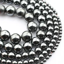 4 6 8 10 12 мм натуральный Гематит Драгоценный Камень круглые бусины натуральный камень для DIY ожерелье браслет ювелирных изделий HK038