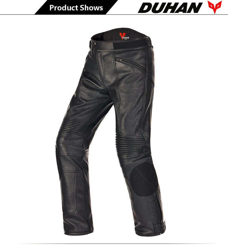 DUHAN мотоциклетные штаны из искусственной кожи мотоциклетные водонепроницаемые ветрозащитные гоночные штаны Панталоны мотоциклетные защитные штаны