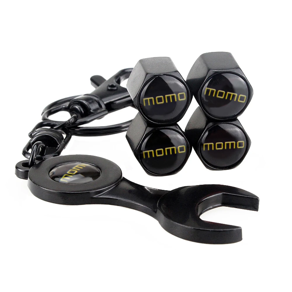 

Car Styling Auto Wheels Tire Valve Stem Caps Keychain For MOMO Logo for Dodge Ram Jeep Land Rover Chevrolet Buick Chrysler Audi
