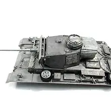 Mato 1/16 немецкий танковый III rc Танк металлический верхний корпус с башней MT139 TH00830