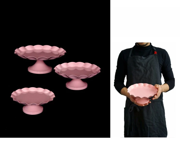 Розовая стойка для кексов, пирожное-Корзиночка лоток клетка для торта на день рождения инструменты для украшения дома конфеты бар десертный стол вечерние поставщик