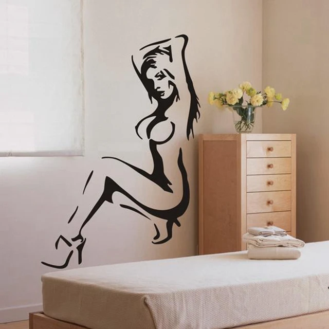 Nude Sexy Girl Vinyl Decal Sticker