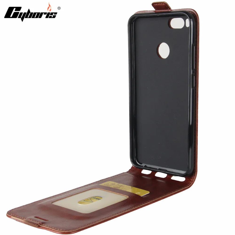 

Cyboris For Xiaomi Mi 5X Funda Luxury PU Leather Wallet Vertical Cover Phone Flip case for Xiaomi Mi 5X Mi5X 5.5" Caso Coque