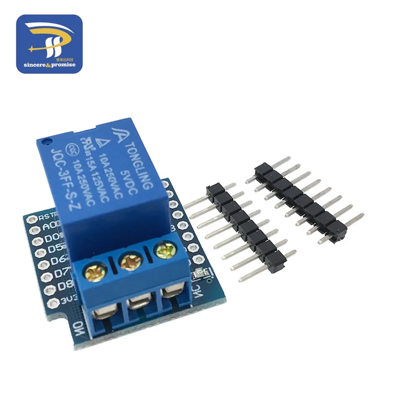 

Relay Module For wemos D1 MINI 5V hight level trigger One 1 Channel Relay Module interface Board Shield