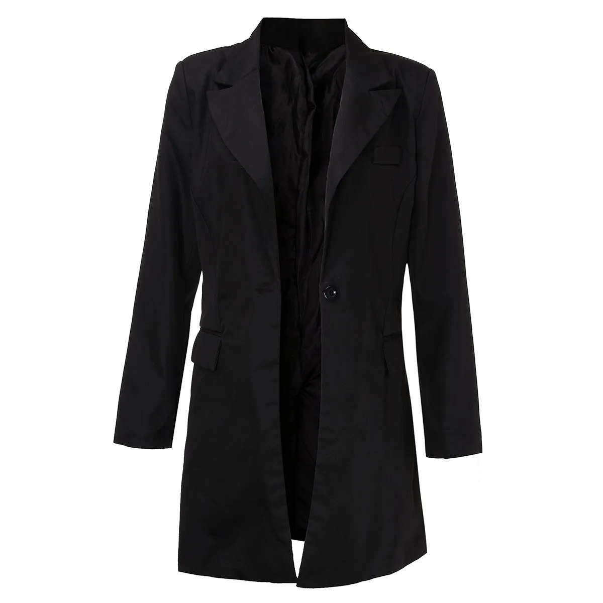 long black blazer jacket womens