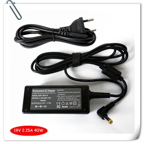Новый адаптер переменного тока для Acer Aspire One D255 D255E D257 D260 PAV70 зарядный шнур питания