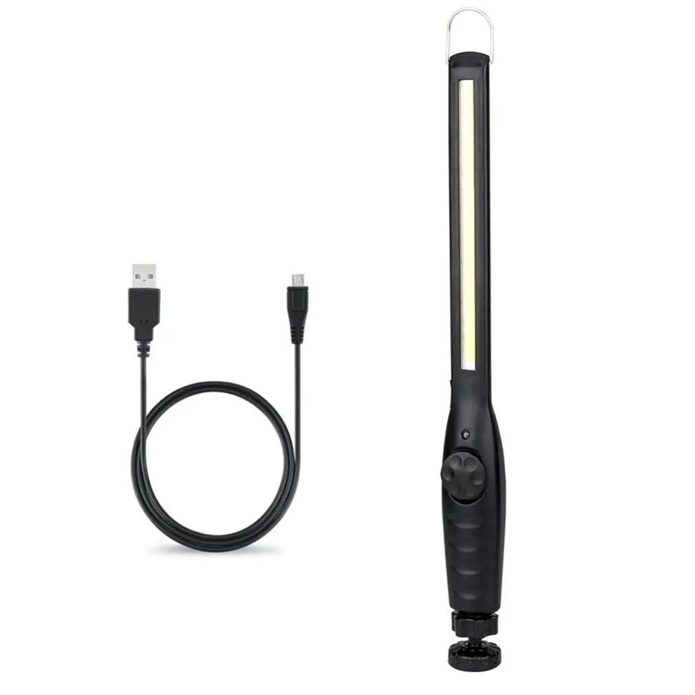 

Handheld USB Charging COB Movable Work Light Magnetic Hanging Hook LED Repairing Emergency Flashlight Work Lamp
