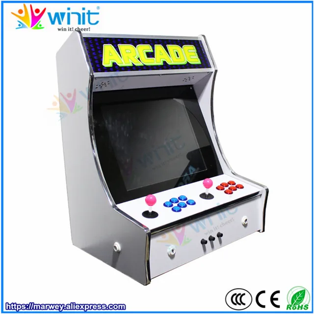 Bartop Pandora 5 Arcade Cabinet 1299 Games 2 Players 19 Inch Lcd
