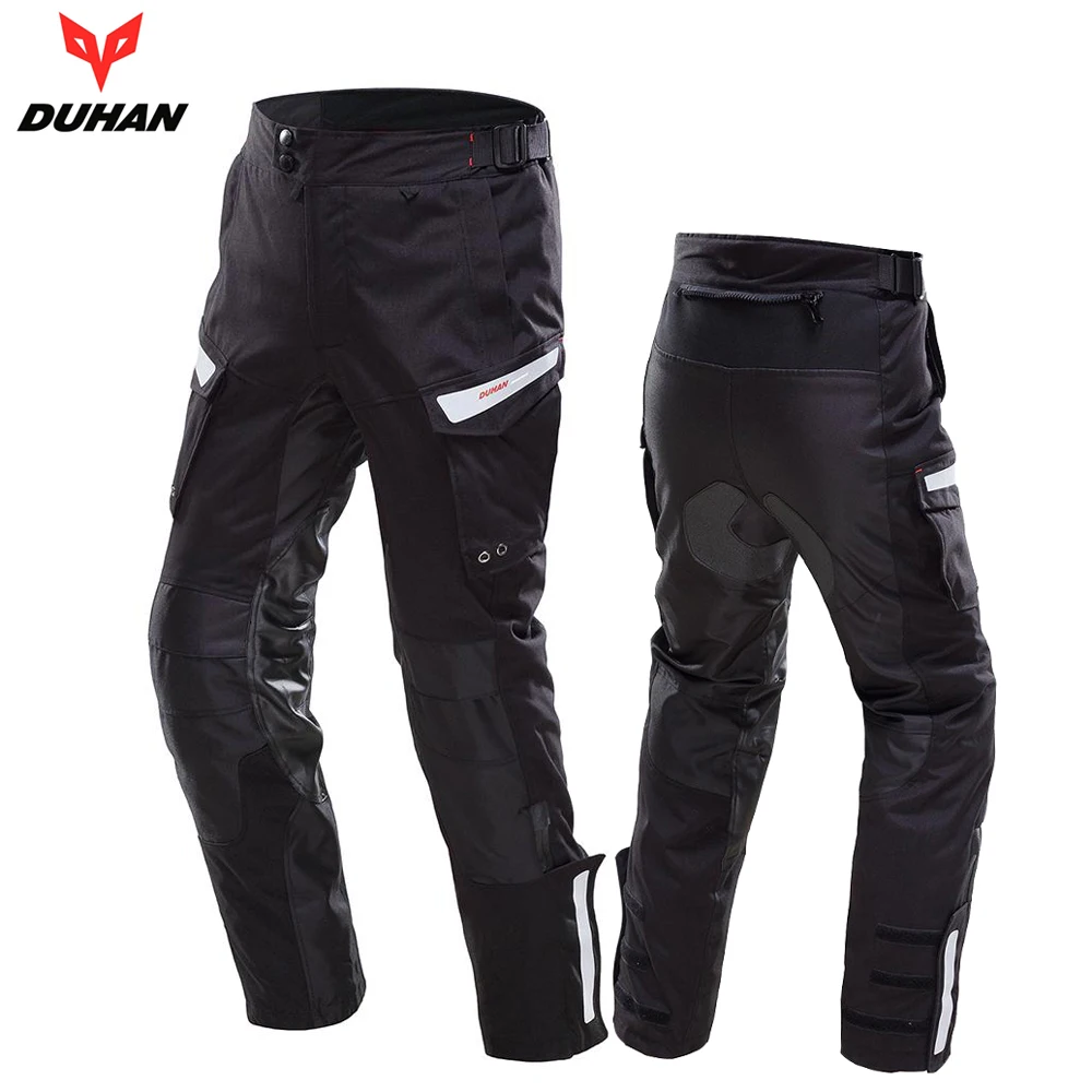Men's DUHAN Cold proof Waterproof Motorcycle Pants Casual Moto Trousers