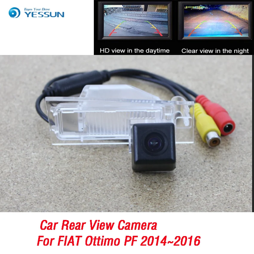 

YESSUN For FIAT Ottimo PF 2014~2016 Original Screen Compatible Car Rear View Camera Sets HD Back Up Reverse Camera CCD HD