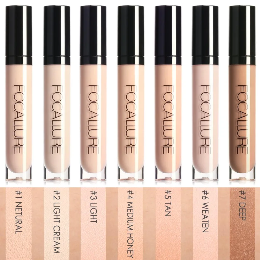 FOCALLURE Liquid Concealer Makeup Full Cover Make Up for