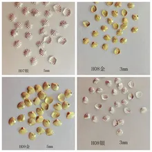 

1 Pack about100psc Summer Burst Section Hot Air Sea Series Seashells Nail Rivet 3D Nail Art Decoracao Glue Paste Tools Stick H07