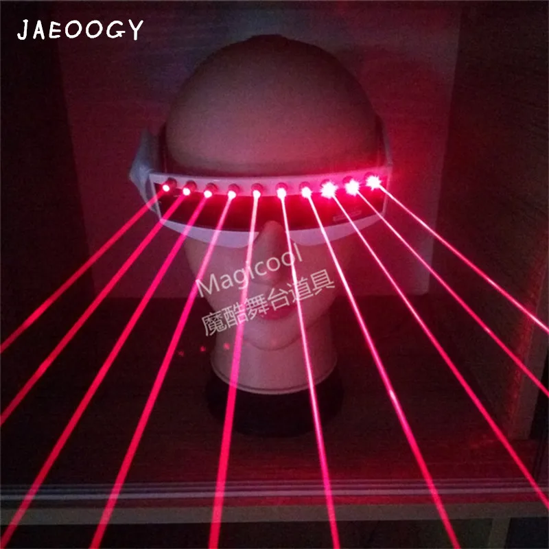 

New 10 laser heads, red laser, laser illuminated gloves, glasses, LED bar, night wear, performance props