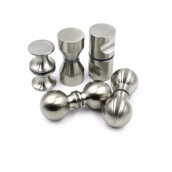 

Solid SUS304 Glass Door Knob Pull Handle Shower Box Siding Glass Door