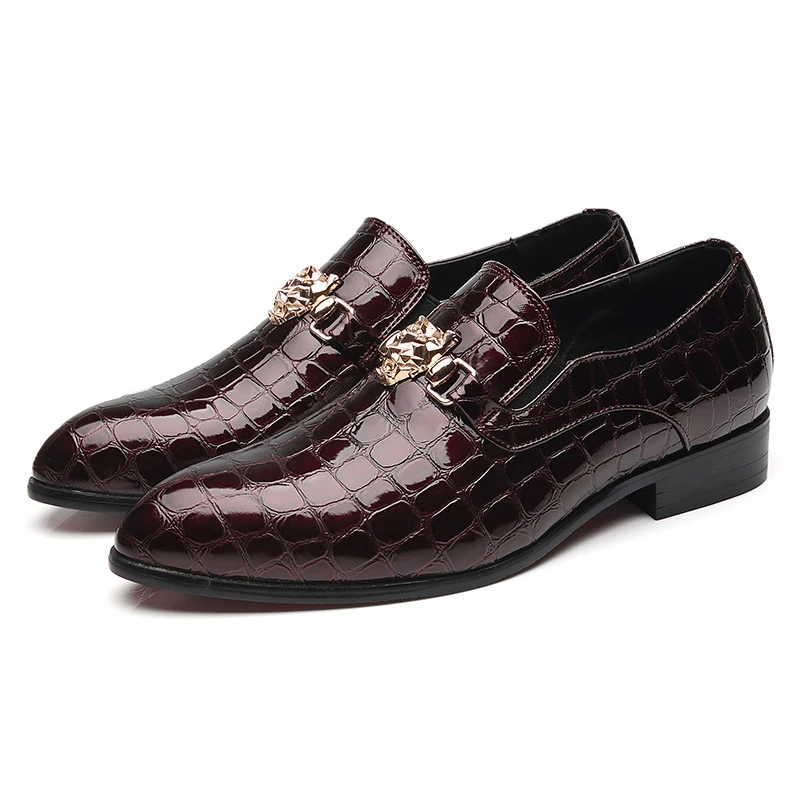 Preto Verão De Sapatos Designer Couro Sociais Rugas Msw8118166 68 azul 28 Formal Homens vermelho Elegante Mens vOH1I5nWq