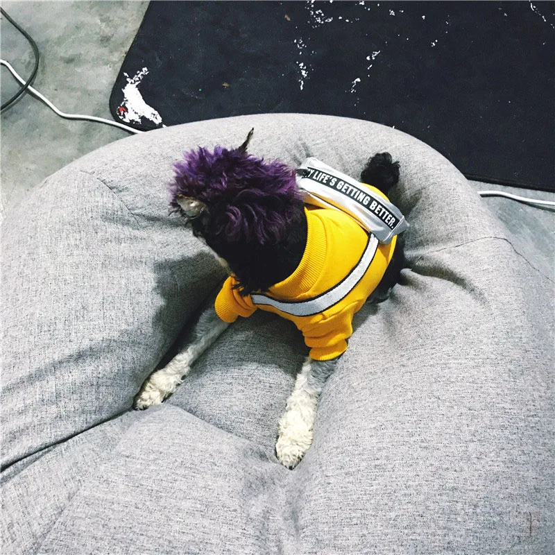

Dog Clothes for Small Dogs Cotton Sweater for French Bulldog with Bag Coat for Chihuahua Yorkies Pet Clothes Dropshipping LC1101