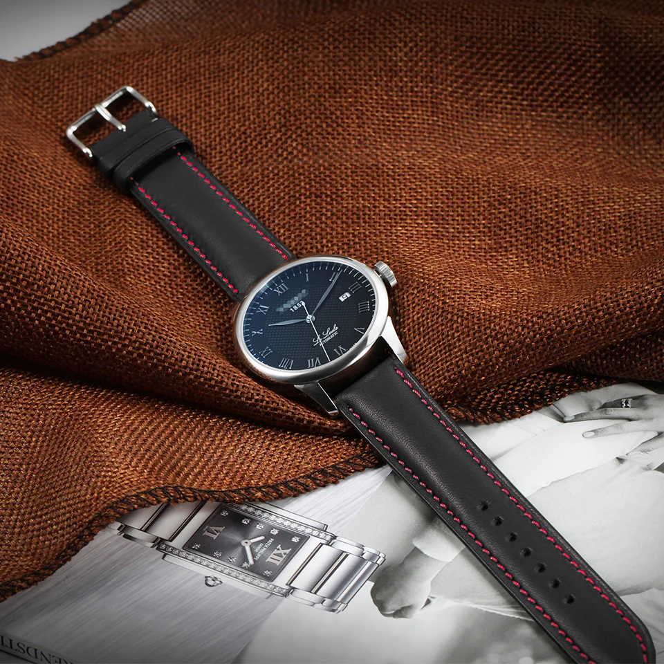Модный черный ремешок браслет для часов. 24мм Panerai|strap camera|strap backstrap glasses |
