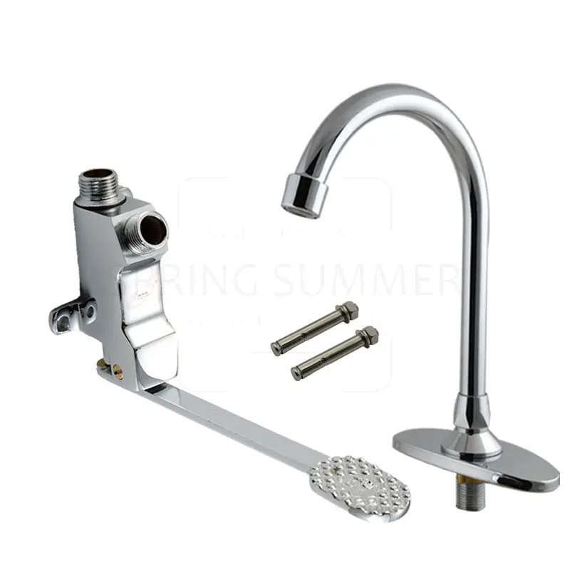 Günstig FRÜHLING SOMMER 4 8 fuß pedal tap, fuß tread wasserhahn medizinische pedal hand waschen gerät öffentlichen ort fuß pedal wasser sparen
