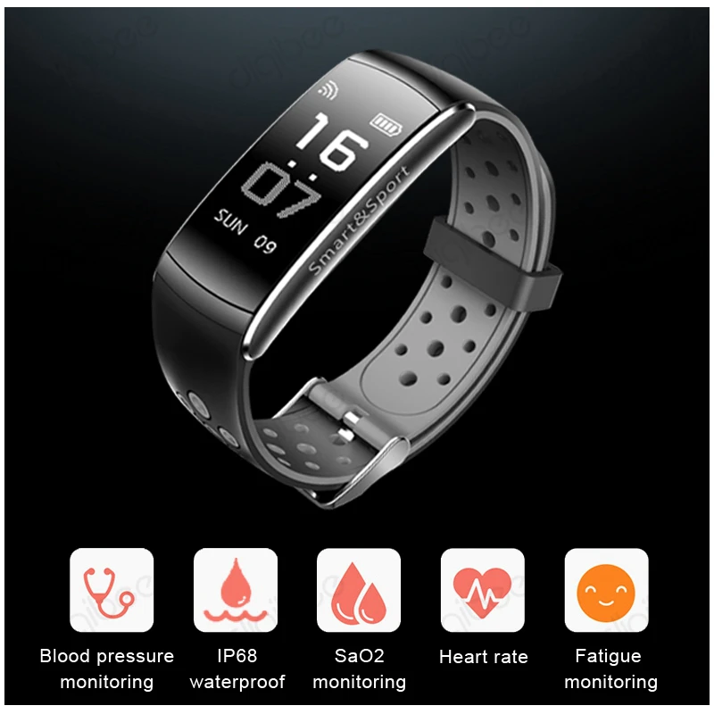 

Z11 IP68 Waterproof Swim Sport Z11 Smart band Bracelet Blood Pressure Heart Rate Monitor Fitness Tracker WristBand Smartband