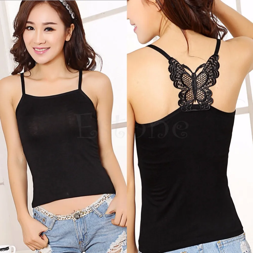New Sexy Camisole for Women Lace Strap Sleeveless Shirt Vest Blouse Tank Crop Top Female Hollow Large Bow Vest Harness New Sexy Camisole for Women Lace Strap Sleeveless Shirt Vest Blouse Tank Crop Top Female Hollow Large Bow Vest Harness