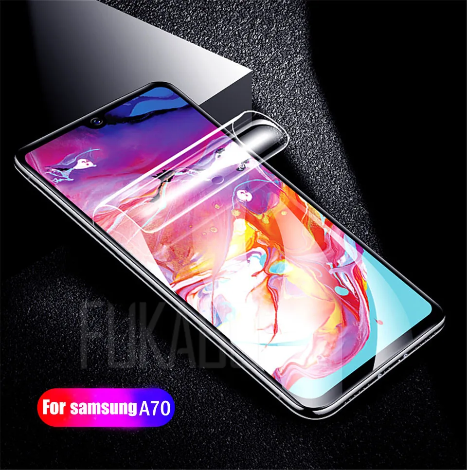 25D HD экран протектор для самсунг Samsung Galaxy A50 A70 S10 S9 S8 Plus Гидрогелевая защитная пленка для Samsung Note 10 Pro 8 9 A80 A90 S7 не стекло