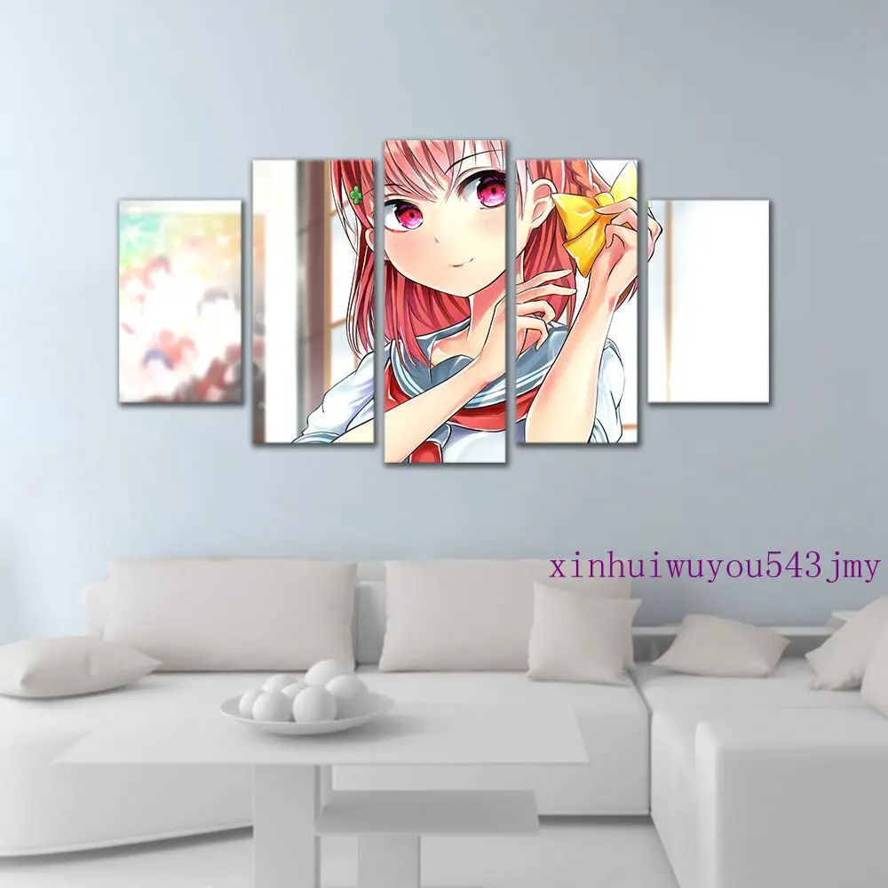 

Anime Large Framed LOVE LIVE Maki Nishikino canvas decoration 5 pieces