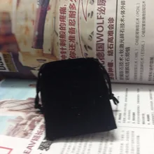 Специальная распродажа(15 шт./партия) 7*9 см черные бархатные украшения сумка для подарков аксессуары для наушников косметическое ожерелье браслет мешочек для упаковки часов \ Сумка