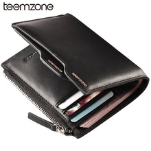 Freies Verschiffen männer Leder Bifold Geldbörse Karte Fall Bargeld halter Veranstalter Mode Design Hipster NEUE Heiße 2 größe geldbörse Q367