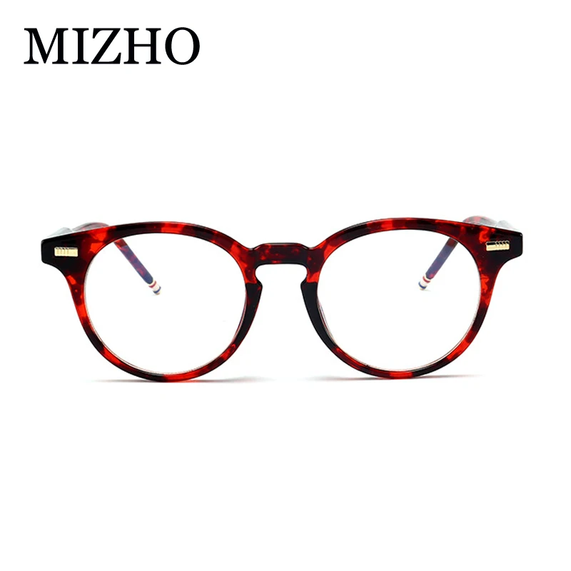 MIZHO Classic Cheap O Eyewear Women Decorative korea Glasses Frame Plastic Vintage Star Clear Eyeglasses Men Retro