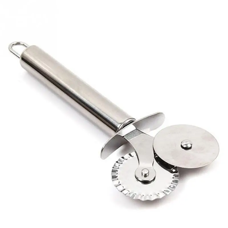 New-Stainless-Steel-Double-Roller-Pizza-Knife-Cutter-Pastry-Pasta-Dough-Crimper-Round-Hob-4cm-Lace (5)