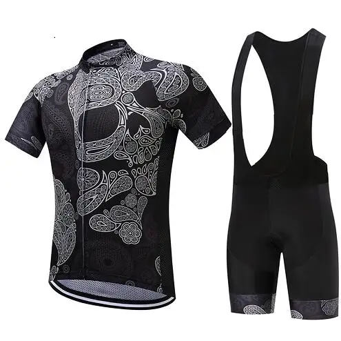 Летняя одежда для велоспорта с коротким рукавом, профессиональный костюм для триатлона, комплект из Джерси для мужчин, одежда для горного велосипеда, спортивная одежда, Майо - Цвет: jersey and pants