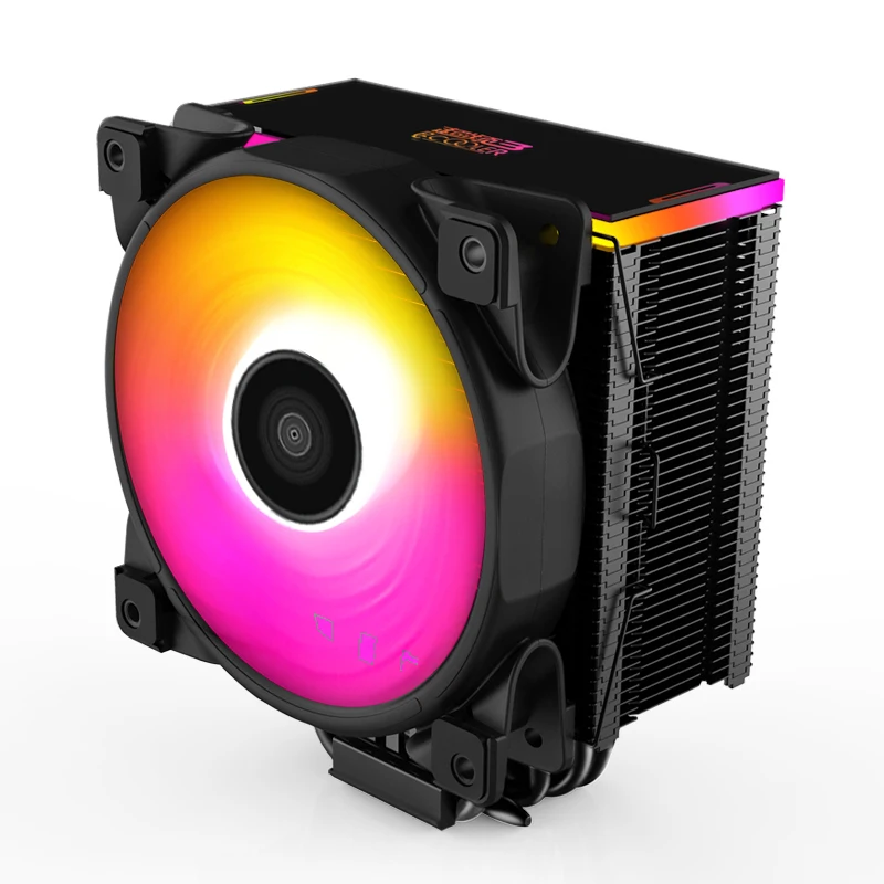 Pccooler 5 Heatpipe cpu кулер RGB 5V 3pin 12 см вентилятор для Intel 1366 AMD AM4 AM3 радиатор охлаждения процессора 120 мм тихий вентилятор для ПК