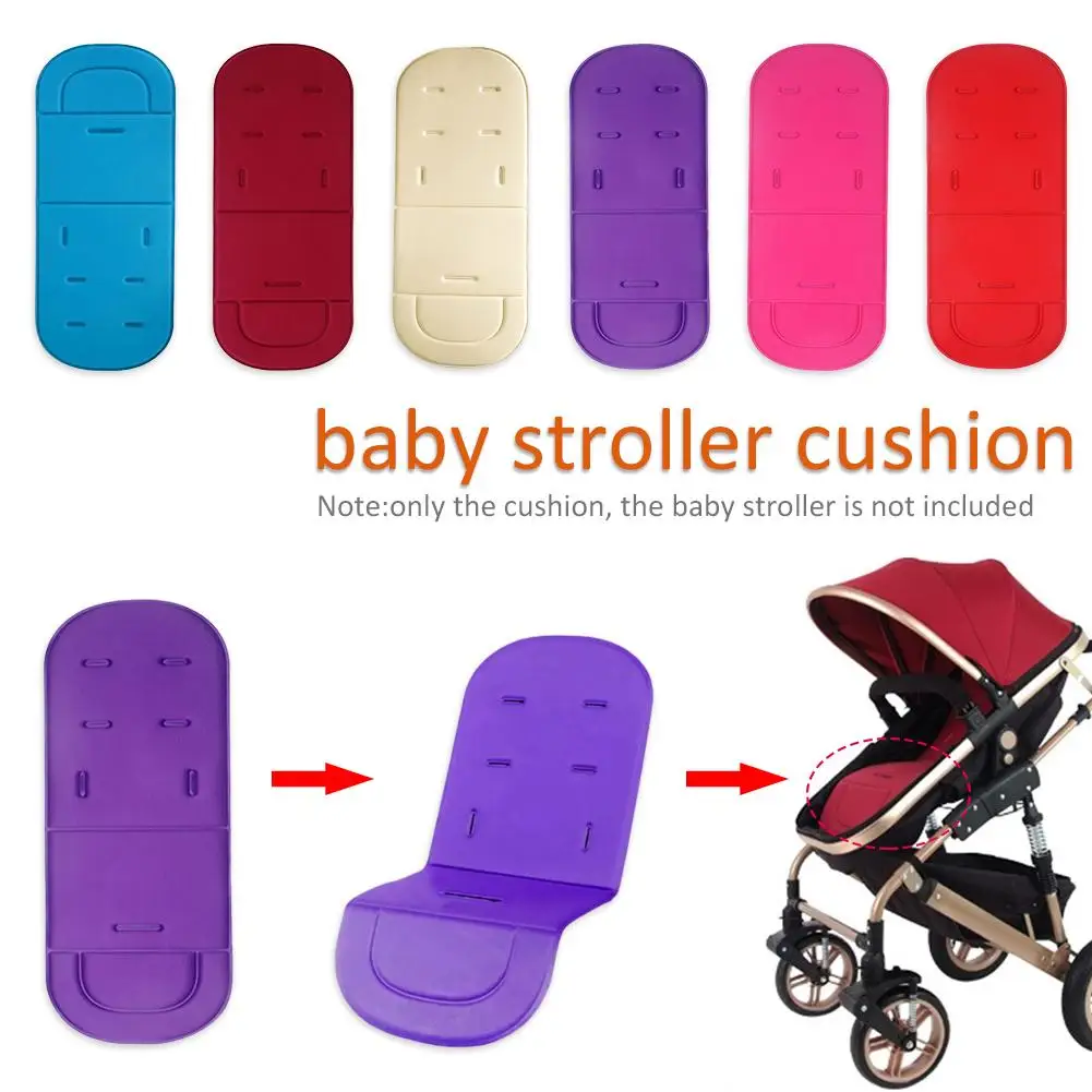 Baby Stroller General Purpose Solid Color Seat Cushion Soft Cotton