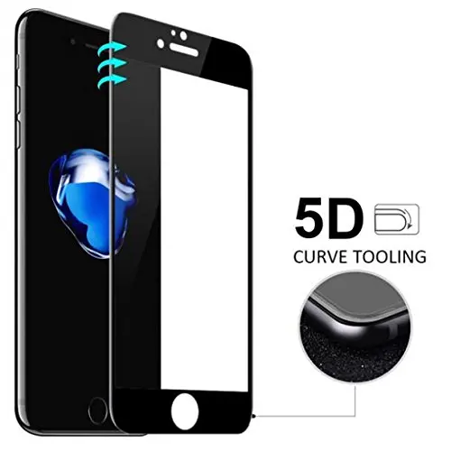 

5D Full Cover Tempered Glass For iPhone X 8 7 6s &7 Plus 5D Curved Edge Screen Protector Film For iPhone 6 6S 7 8 Plus X