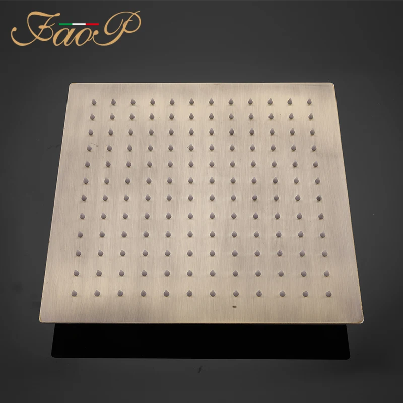 FAOP Shower faucets gold bathroom shower sets waterfall shower heads faucet for bathroom mixer luxury rainfall faucets