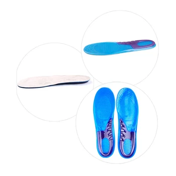 

Unisex Gel Insoles Orthotic Arch Support Massaging Silicone Anti-Slip Gel Soft Running Sport Insoles Shock Absorption Pads