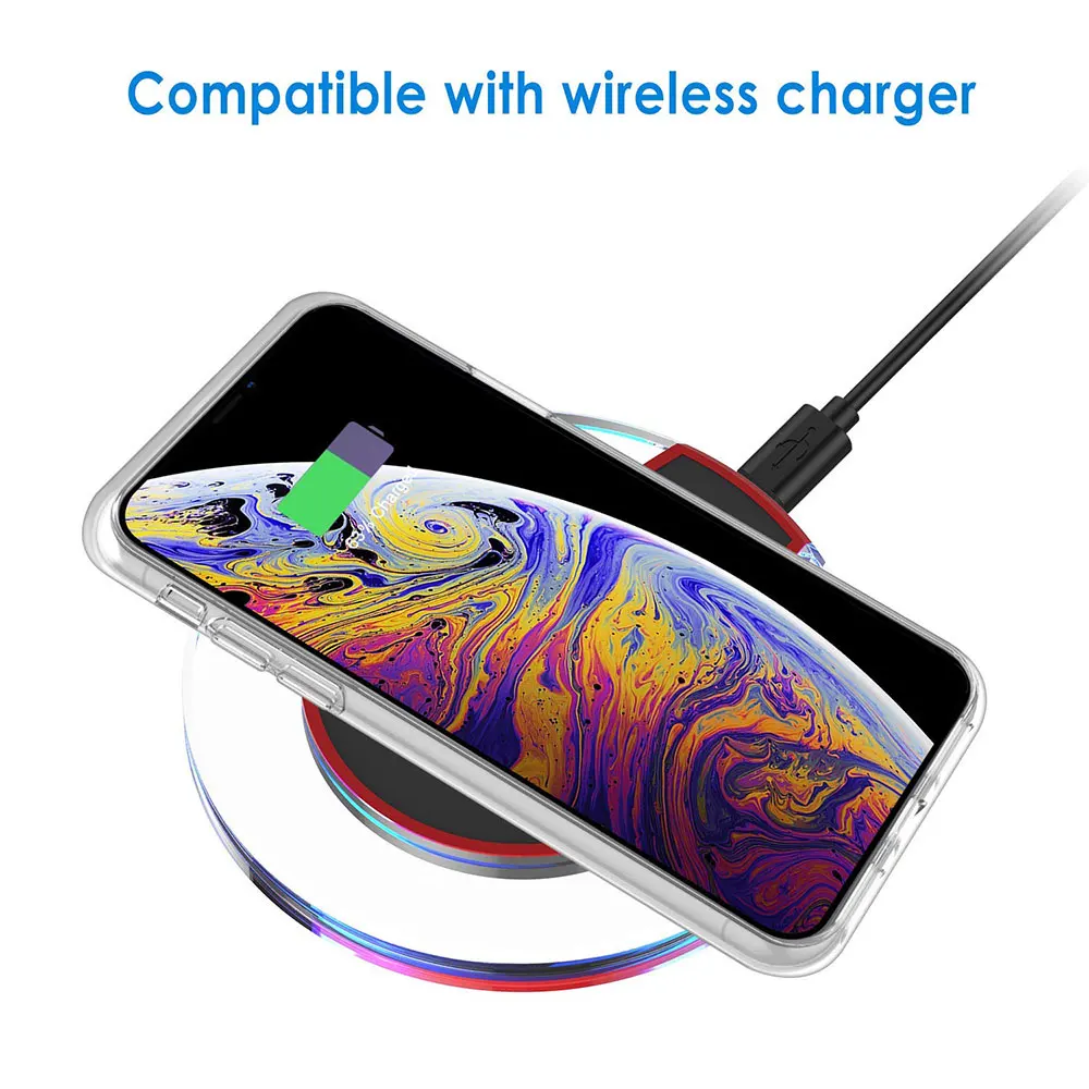 Ascromy For Apple iPhone XS Case TPU Silicon Hybrid Clear PC Back Cover For iPhone X XS Max XR 7 8 6 6S Plus 5 5S SE Accessories (5)