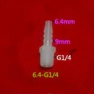 6,4 мм* G1/" трубы ftting, пластиковый соединитель, шланговый адаптер, восстанавливающая муфта