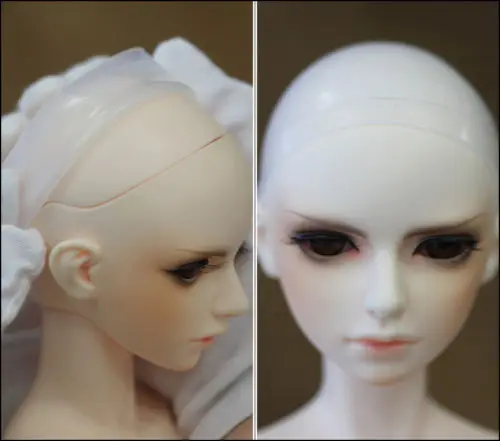PF BJD Head Silicone Wig Cap Doll Dollfie Non-slip Size 9"-10" 1/3 Sd17