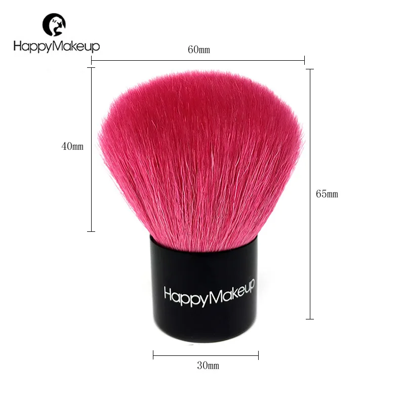 Профессиональная портативная Кисть для макияжа Кабуки большого лица пудры румян