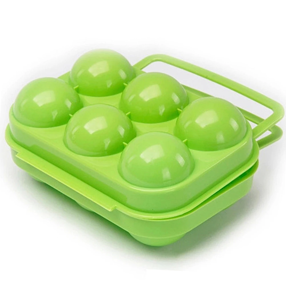 

New Plastic Holder Eggs Storage Box Container Case Folding Basket Protect and Reusable Convient for egg Move